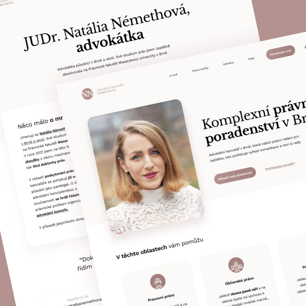 Vladimir Laurencik - Webdesign for Advokátní Kanceláře Némethová